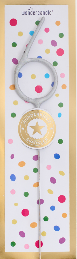 Weiteres Produktbild 3: 6 Tricolor gold silber rosé Wondercandle® classic