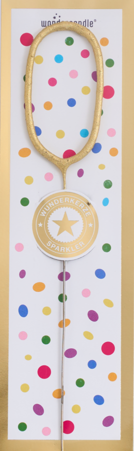 Weiteres Produktbild 1: 0 Tricolor gold silber rosé Wondercandle® classic
