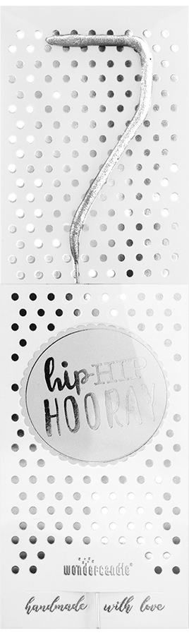 Weiteres Produktbild 1: 7 silber Hiphip Hooray 334 Wondercandle® classic