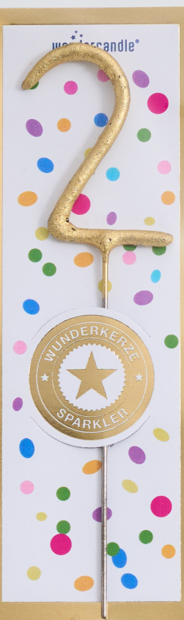 Weiteres Produktbild 1: 2 mini Tricolor gold silber rosé Wondercandle® mini