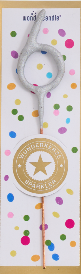 Weiteres Produktbild 3: 6 mini Tricolor gold silber rosé Wondercandle® mini