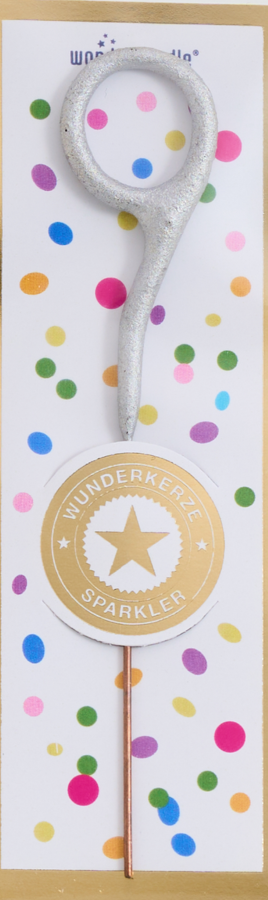 Weiteres Produktbild 3: 9 mini Tricolor gold silber rosé Wondercandle® mini