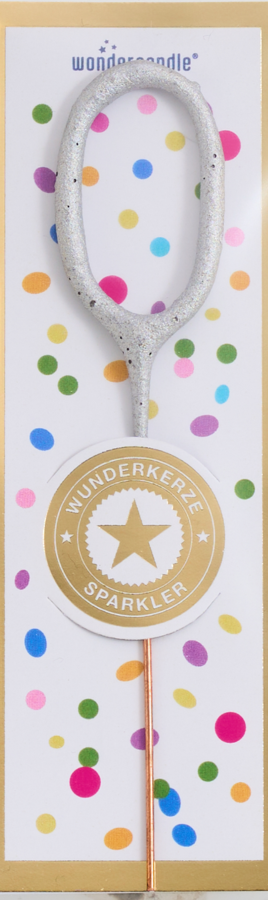 Weiteres Produktbild 3: 0 mini Tricolor gold silber rosé Wondercandle® mini