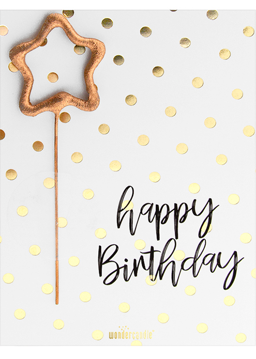 Weiteres Produktbild 1: happy Birthday Polka Dots Mini Wondercard