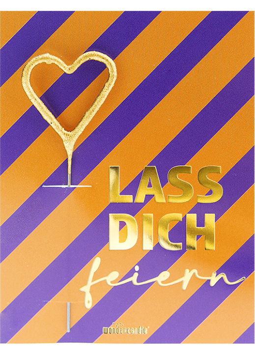 Weiteres Produktbild 1: Lass Dich Feiern Stripes Mini Wondercard