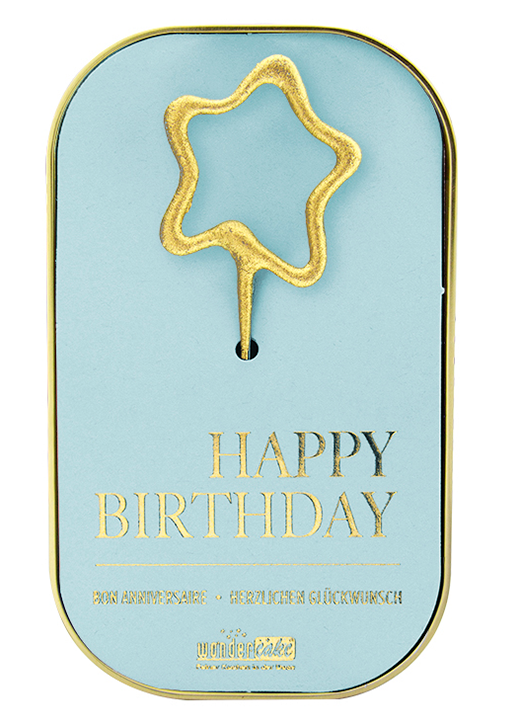 Weiteres Produktbild 1: Happy Birthday blau Deluxe Wondercake