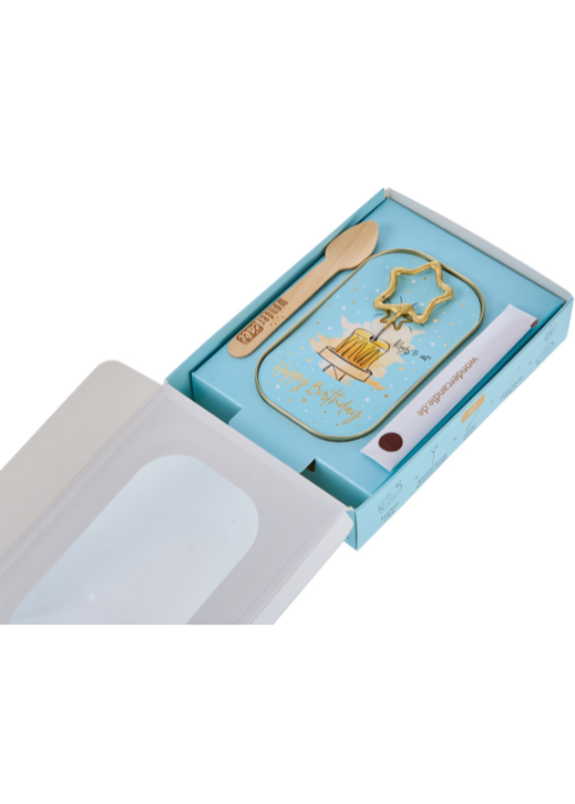 Weiteres Produktbild 3: Happy Birthday blau Wondercake deluxe blau Stern gold