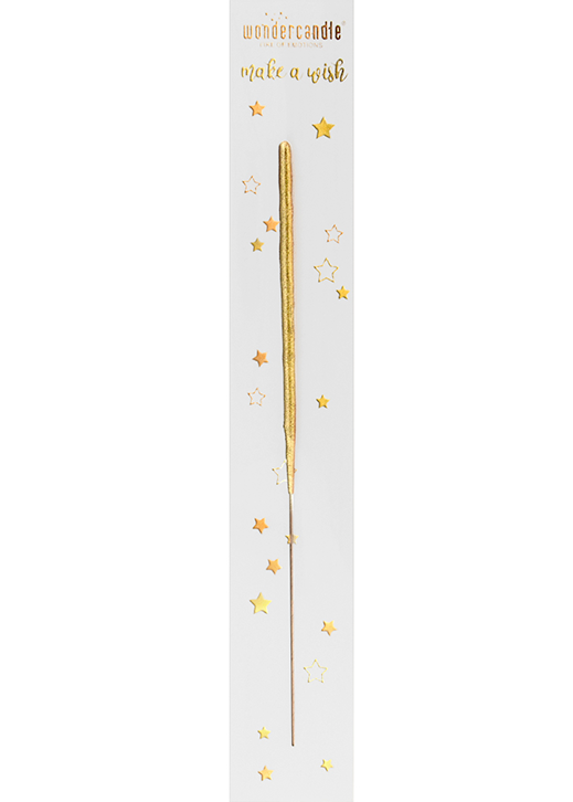 Weiteres Produktbild 1: Wonderstix gold 18 cm Make a wish
