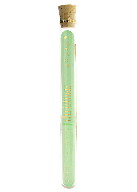 Weiteres Produktbild 3: Sparkling Message Merry Christmas sortiert im Reagenzglas inkl. 5 Wunderkerzen
