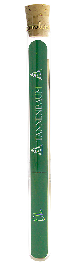 Weiteres Produktbild 1: Sparkling Message Oh Tannenbaum im Reagenzglas inkl. 5 Wunderkerzen