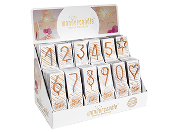 Produktbild: Hiphip hooray Roségold Sortiment 144 Wondercandle® classic