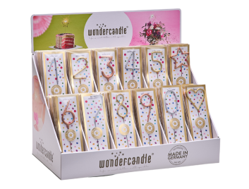 Produktbild: Tricolor mini Sortiment 144 Wondercandle® mini