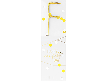 Produktbild: F gold Confetti Wondercandle® classic