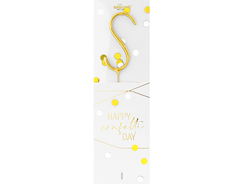 Produktbild: S gold Confetti Wondercandle® classic