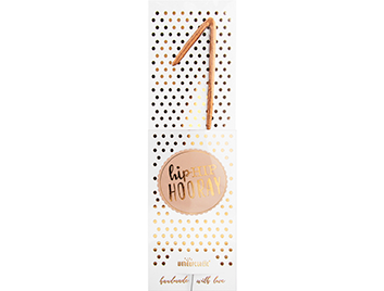 Produktbilder 1: 1 rosé Hiphip Hooray 290 Wondercandle® classic