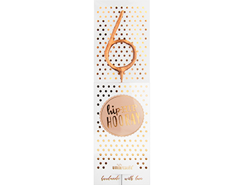 Produktbild: 6 rosé Hiphip Hooray 290 Wondercandle® classic