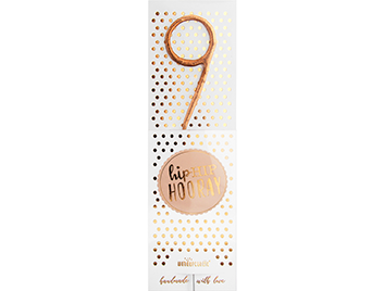 Produktbild: 9 rosé Hiphip Hooray 290 Wondercandle® classic