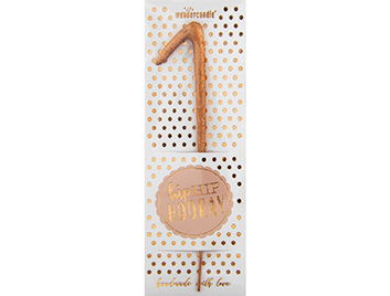 Produktbild: 1 mini rosé Hiphip Hooray 290 Wondercandle® Mini