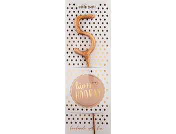 Produktbild: 5 mini rosé Hiphip Hooray 290 Wondercandle® Mini