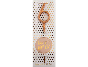Produktbild: 6 mini rosé Hiphip Hooray 290 Wondercandle® Mini