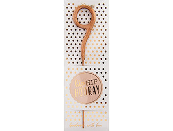 Produktbild: 9 mini rosé Hiphip Hooray 290 Wondercandle® Mini