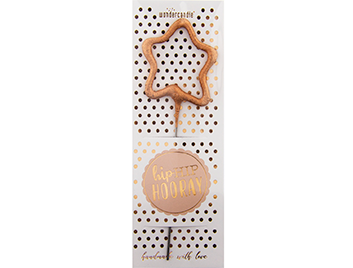 Produktbild: Stern mini rosé Hiphip Hooray 290 Wondercandle® Mini