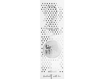 Produktbild: 2 silber Hiphip Hooray 334 Wondercandle® classic