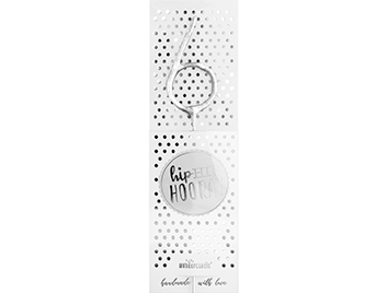 Produktbild: 6 silber Hiphip Hooray 334 Wondercandle® classic