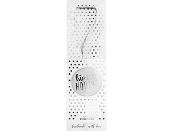 Produktbild: 7 silber Hiphip Hooray 334 Wondercandle® classic
