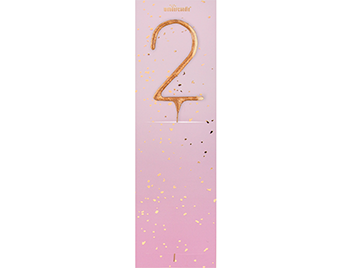 Produktbild: 2 rosegold Fairydust Wondercandle® classic