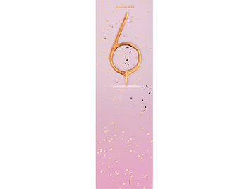 Produktbild: 6 rosegold Fairydust Wondercandle® classic