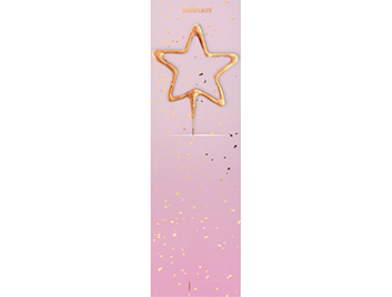 Produktbild: Stern rosegold Fairydust Wondercandle® classic