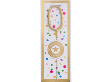 Produktbilder 1: 0 mini Tricolor gold silber rosé Wondercandle® mini