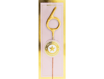 Produktbilder 1: 6 mini gold rosa Goldstück Wondercandle® mini