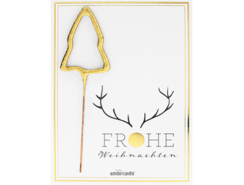 Produktbilder: Frohe Weihnachten weiß Elch 479 Mini Wondercard