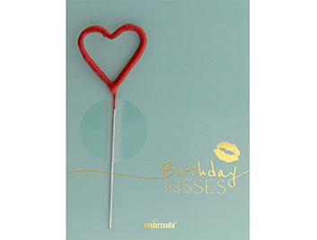 Produktbild: Birthday Kisses grün Birthday Greetings Mini Wondercard