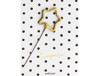 Produktbild: surprise points gold/ d'or Mini Wondercard