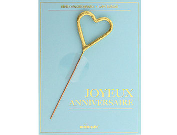 Produktbilder: Joyeux anniversaire Deluxe Mini Wondercard