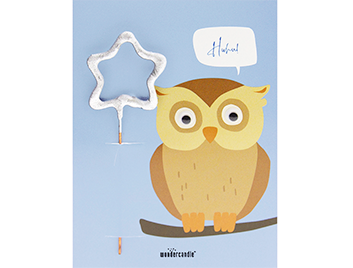 Produktbilder: Huhu! Uhu blau Wackelaugen Tiere Mini Wondercard