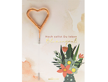 Produktbilder: Hoch sollst du leben Bouquet Mini Wondercard