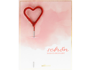 Produktbilder 1: Schön dass es dich gibt Aquarell Mini Wondercard