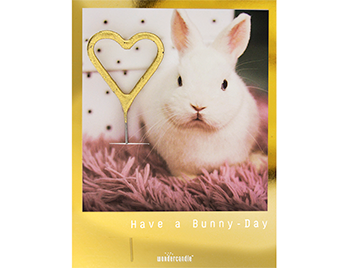 Produktbilder: Have a bunny day Golden Polaroid Mini Wondercard