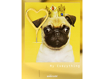 Produktbilder 1: My everything Golden Polaroid Mini Wondercard