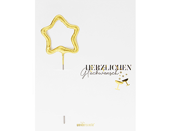 Produktbilder 1: Herzlichen Glückwunsch White Mini Wondercard
