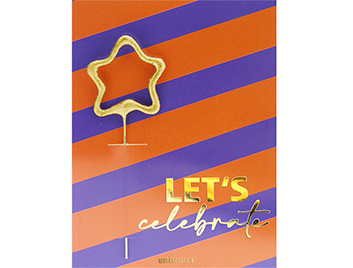 Produktbilder: Let's Celebrate Stripes Mini Wondercard