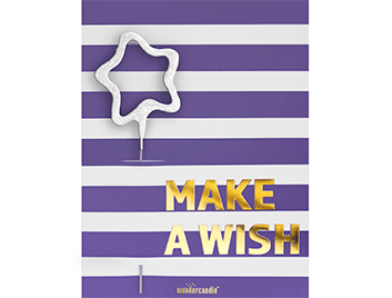Produktbilder 1: Make a Wish Stripes Mini Wondercard