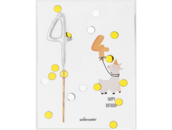 Produktbild: 4 Baby Birthday Confetti Mini Wondercard