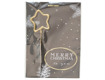 Produktbilder: Merry Christmas to you Xmas Stern gold schwarz Mini Wondercard