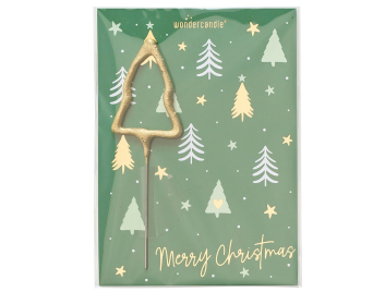 Produktbilder 1: Ornaments Merry Christmas grün Mini Wondercard
