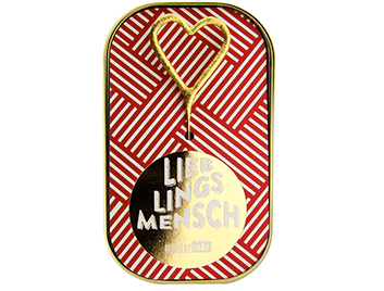Produktbild: Lieblingsmensch rot/ gold  419 Wondercake